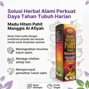 Madu Hitam Pahit Al Afiyah