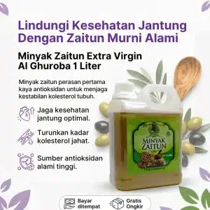 Minyak Zaitun Extra Virgin Al Ghuroba 1 liter