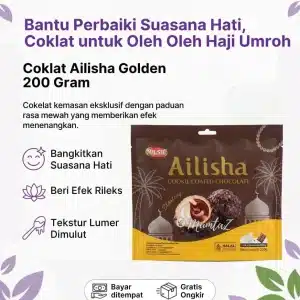 Coklat Ailisha Golden 200 Gram