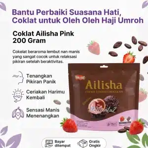 Coklat Ailisha Pink 200 Gram