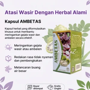 Kapsul Ambetas (Untuk Ambeien)